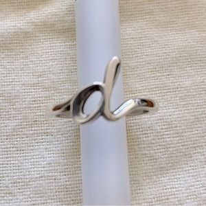 James Avery Script “D” Initial ring